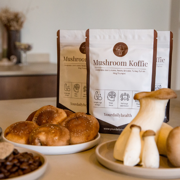 Mushroom Koffie Mega Pakket 4+1 gratis