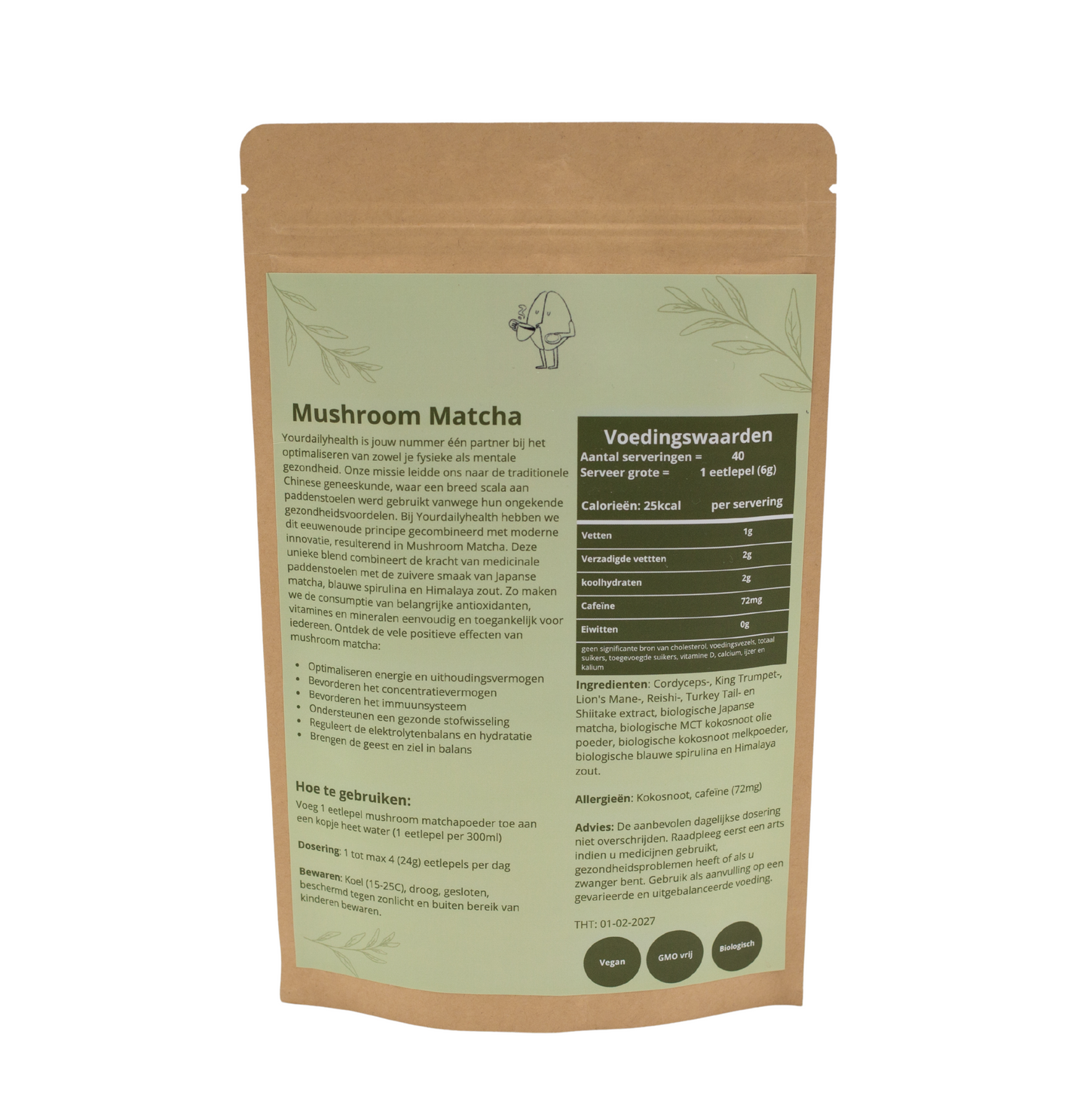 Mushroom Matcha 300gram