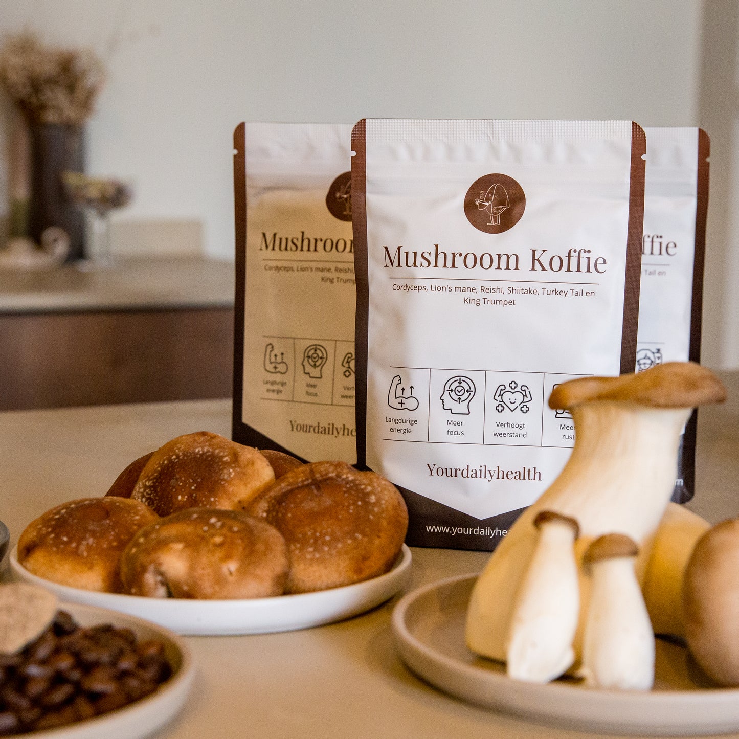 Mushroom Koffie Favorieten Pakket + gratis verzending